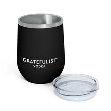 Load image into Gallery viewer, Gratefulist Vodka Black 12 oz. Insulated Cocktail Tumbler