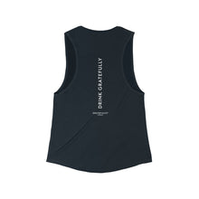 Load image into Gallery viewer, Gratefulist Women's Black Muscle Tank back