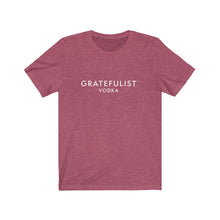Load image into Gallery viewer, Gratefulist Vodka Heather Raspberry Classic Jersey Tee