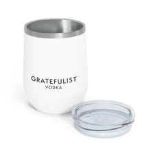 Load image into Gallery viewer, Gratefulist Vodka White 12 oz. Insulated Cocktail Tumbler
