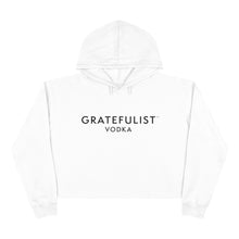 Load image into Gallery viewer, Gratefulist Vodka White Crop Hoodie
