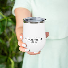 Load image into Gallery viewer, Gratefulist Vodka White 12 oz. Insulated Cocktail Tumbler
