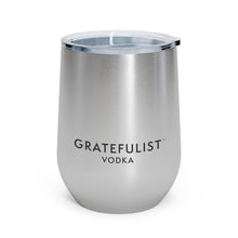 Load image into Gallery viewer, Gratefulist Vodka Metal 12 oz. Insulated Cocktail Tumbler
