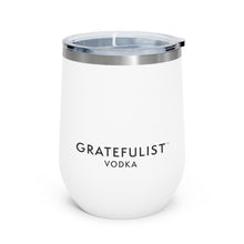 Load image into Gallery viewer, Gratefulist Vodka White 12 oz. Insulated Cocktail Tumbler
