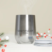 Load image into Gallery viewer, Gratefulist Vodka Metal 12 oz. Insulated Cocktail Tumbler
