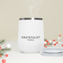 Load image into Gallery viewer, Gratefulist Vodka White 12 oz. Insulated Cocktail Tumbler
